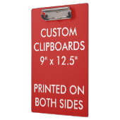 Aangepaste, persoonlijke lege Sjabloon klembord (Links)