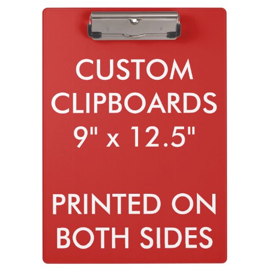 Aangepaste, persoonlijke lege Sjabloon klembord (Voorkant)