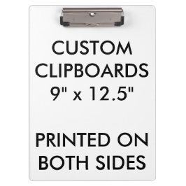 Aangepaste, persoonlijke lege Sjabloon klembord