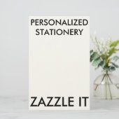 Aangepaste, persoonlijke lege Sjabloon voor kantoo Briefpapier (Staand voorkant)