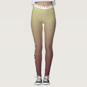 Aangepaste persoonlijke Leggings met handnaad (Voorkant)