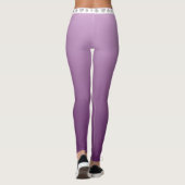 Aangepaste persoonlijke Leggings met handnaad (Achterkant)