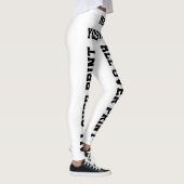 Aangepaste persoonlijke Leggings of Yoga Pants Bla (Rechts)