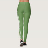 Aangepaste persoonlijke Leggings of Yoga Pants Bla (Achterkant)
