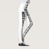 Aangepaste persoonlijke Leggings of Yoga Pants Bla (Rechts)