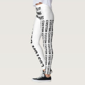 Aangepaste persoonlijke Leggings of Yoga Pants Bla (Links)