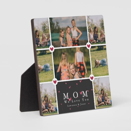 Aangepaste persoonlijke liefde Je moeder 8 Fotocol Fotoplaat (Voorkant)