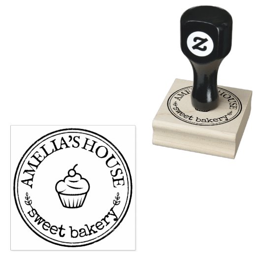 Aangepaste persoonlijke Logo voor thuisgebruik Rubberstempel (Gestempeld)