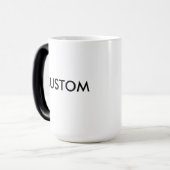 Aangepaste persoonlijke magische Mok lege Sjabloon (Voorkant links)