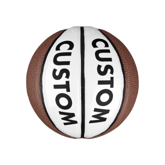 Aangepaste persoonlijke mini-Basketball Blanco Sja Basketbal (Verticaal)