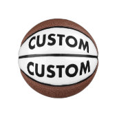 Aangepaste persoonlijke mini-Basketball Blanco Sja Basketbal (Voorkant)