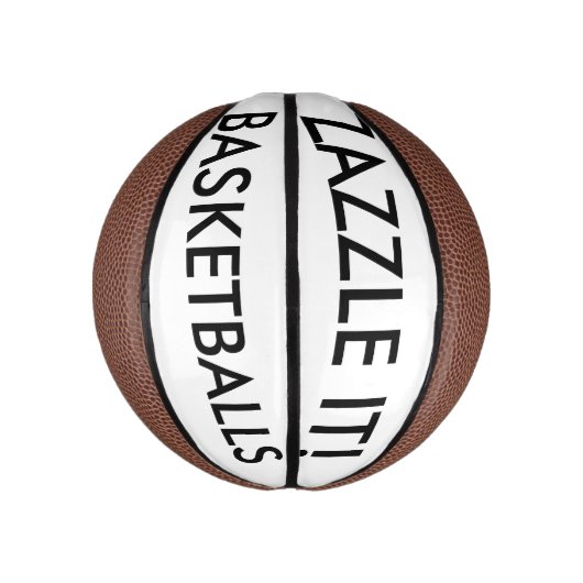 Aangepaste persoonlijke mini-Basketball Blanco Sja Mini Basketbal (Verticaal)