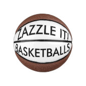 Aangepaste persoonlijke mini-Basketball Blanco Sja Mini Basketbal (Voorkant)