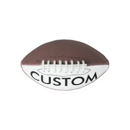Aangepaste persoonlijke mini-Football lege Sjabloo American Football