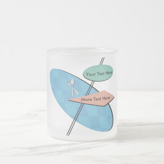 Aangepaste persoonlijke Mokken voor 50s-gebak (Center)