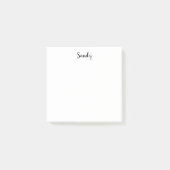 Aangepaste persoonlijke naam Citaat Foto 3x3 Post-it® Notes (Voorkant)