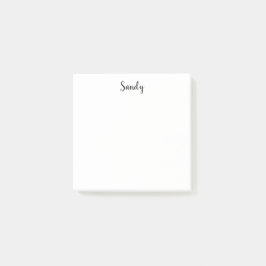 Aangepaste persoonlijke naam Citaat Foto 3x3 Post-it® Notes