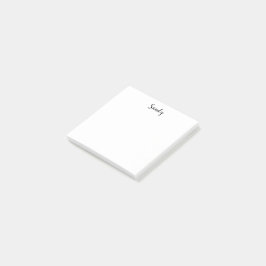 Aangepaste persoonlijke naam Citaat Foto 3x3 Post-it® Notes
