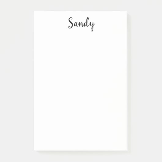 Aangepaste persoonlijke naam Citaat Foto-illustrat Post-it® Notes (Voorkant)