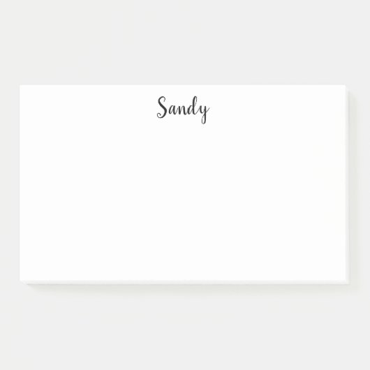 Aangepaste persoonlijke naam Citaat Foto-illustrat Post-it® Notes (Voorkant)