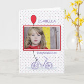 Aangepaste persoonlijke naam en gefeliciteerde fot kaart (Gele Bloem)