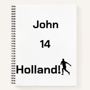 Aangepaste Persoonlijke Naam Holland Atletiek Iden Notitieboek