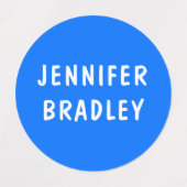 Aangepaste persoonlijke naam moderne Neon Boy Girl Labels (Design 1)