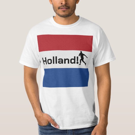 Aangepaste Persoonlijke Naam Oranje Fan T-shirt (Voorkant)