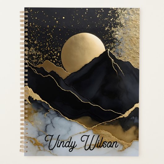 Aangepaste persoonlijke naam planner (Voorkant)