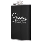 Aangepaste persoonlijke namen - Proost Heupfles (Links)