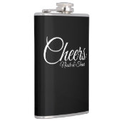 Aangepaste persoonlijke namen - Proost Heupfles (Rechts)