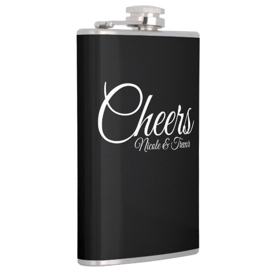 Aangepaste persoonlijke namen - Proost Heupfles (Rechts)