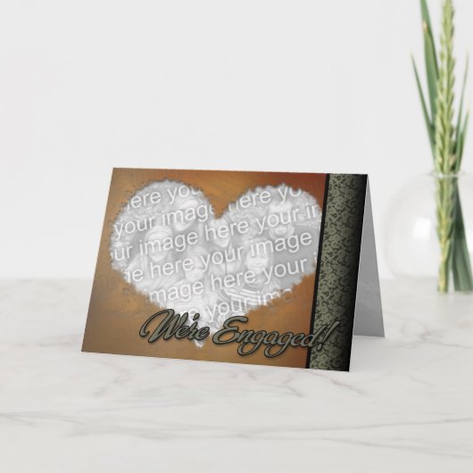 Aangepaste persoonlijke online Verloving kaart (Voorkant)