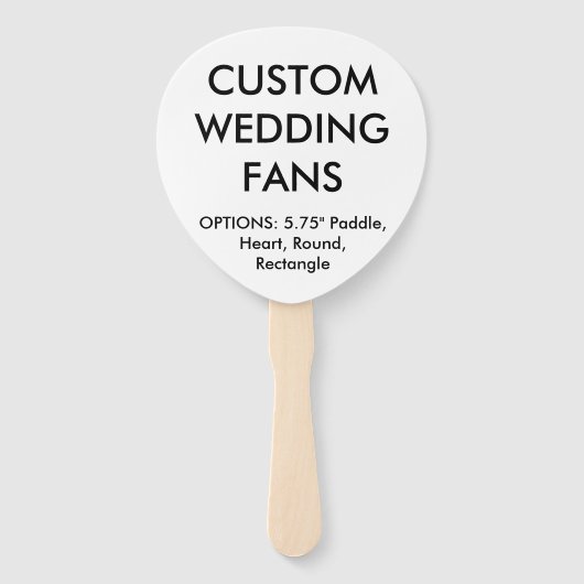 Aangepaste persoonlijke PADDLE WEDDING FANTS Sjabl Handwaaier (Voorkant)