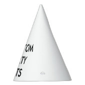 Aangepaste persoonlijke Pet van één partij: lege S Feesthoedjes (Rechts)