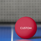 Aangepaste persoonlijke pingpongbalken Sjabloon Pingpongbal (Net)
