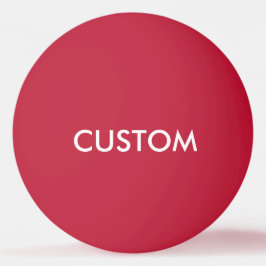 Aangepaste persoonlijke pingpongbalken Sjabloon Pingpongbal