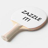 Aangepaste persoonlijke pingpongpeddel (BBT) leeg Tafeltennisbatje (Voorkant Gekanteld)