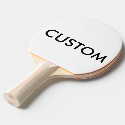 Aangepaste persoonlijke pingpongpeddel (BBT) leeg Tafeltennisbatje (Voorkant Gekanteld)