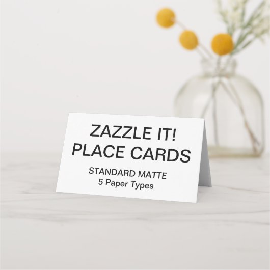 Aangepaste, persoonlijke plaatskaarten Blanco Sjab Plaatskaartje (Voorkant)