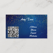 Aangepaste persoonlijke QR-code professioneel Visitekaartje (Achterkant)