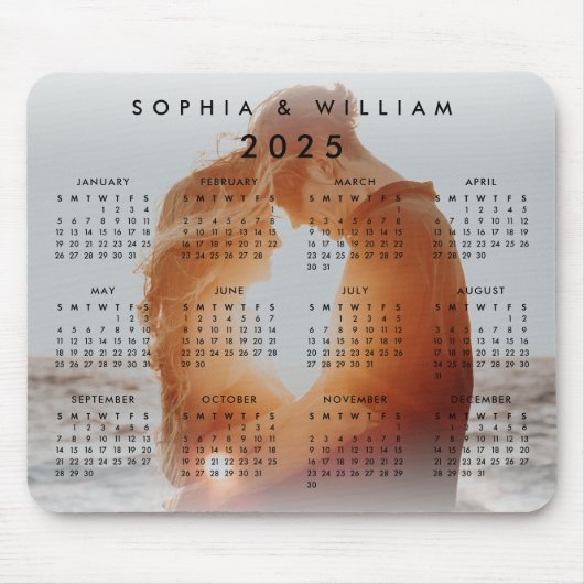 Aangepaste persoonlijke serie Foto 2023 Agenda Muismat (Voorkant)