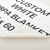 Aangepaste persoonlijke Sherpa Blanket van 80 x 60 Deken (3/4)