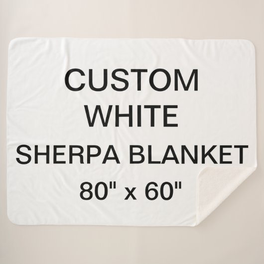 Aangepaste persoonlijke Sherpa Blanket van 80 x 60 Deken (Voorkant (horizontaal))
