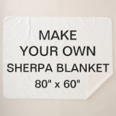 Aangepaste persoonlijke Sherpa Blanket van 80 x 60 Deken (Voorkant (horizontaal))