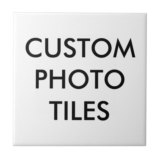 Aangepaste persoonlijke Sjabloon voor foto's met l Tegeltje (Voorkant)