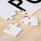 Aangepaste persoonlijke Sjabloon voor puzzle Legpuzzel (Zijkant)