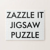 Aangepaste persoonlijke Sjabloon voor puzzle Legpuzzel (Horizontaal)