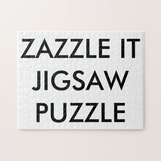 Aangepaste persoonlijke Sjabloon voor puzzle Legpuzzel (Horizontaal)