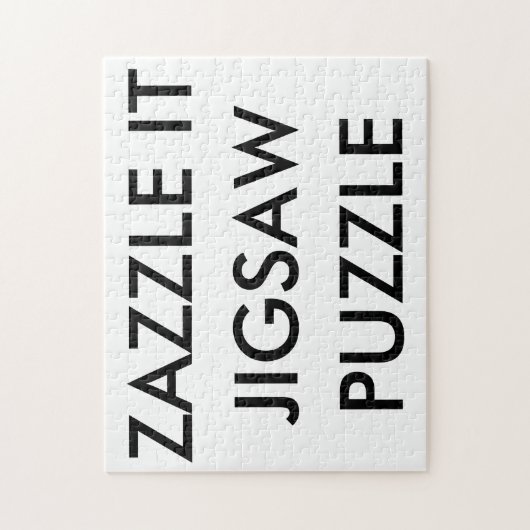 Aangepaste persoonlijke Sjabloon voor puzzle Legpuzzel (Verticaal)